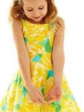 Lilly Pulitzer Girl’s First Impressions Dress, Size 6